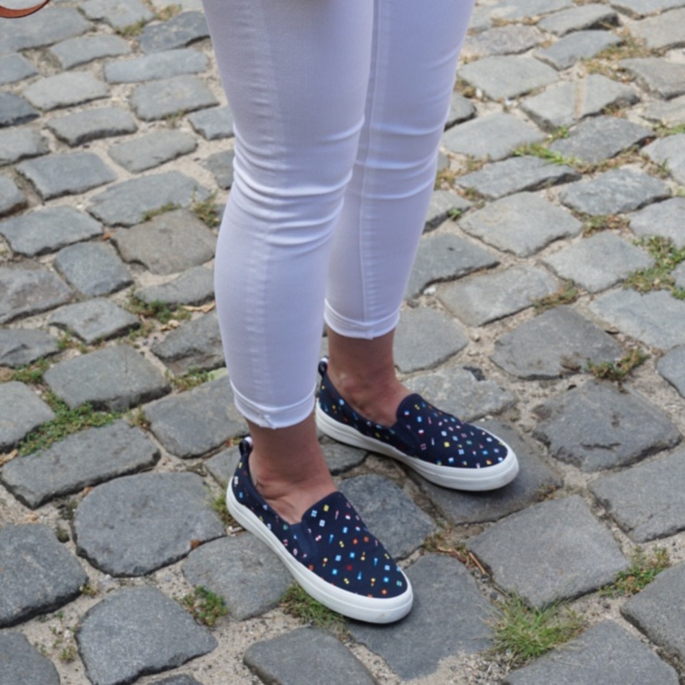 Sperry flag slip on sneakers